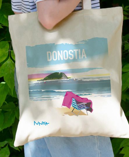 Tote bag Donostia "Playa"